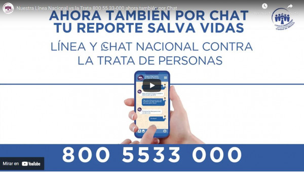 PRESENTAN UIF Y CONSEJO CIUDADANO CHAT NACIONAL CONTRA TRATA DE PERSONAS