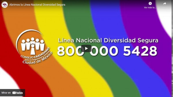 ABRE LA LÍNEA NACIONAL DIVERSIDAD SEGURA