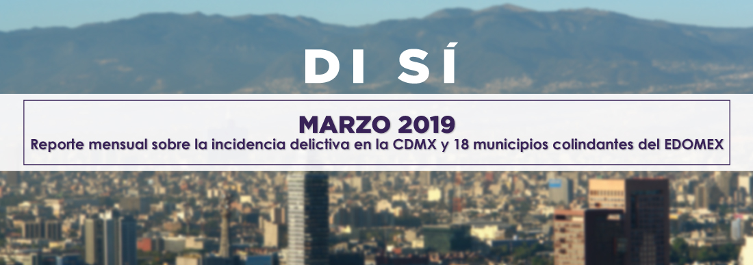 Incidencia delictiva marzo 2019
