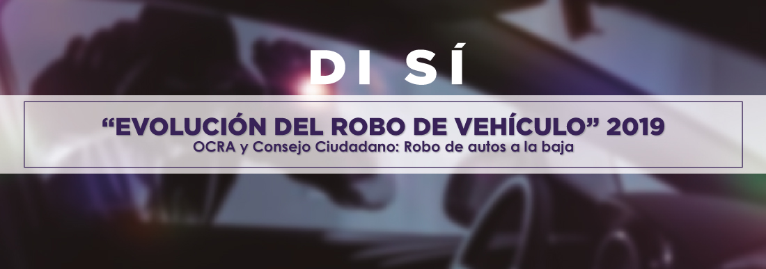 Evolución del robo de vehículo 2019