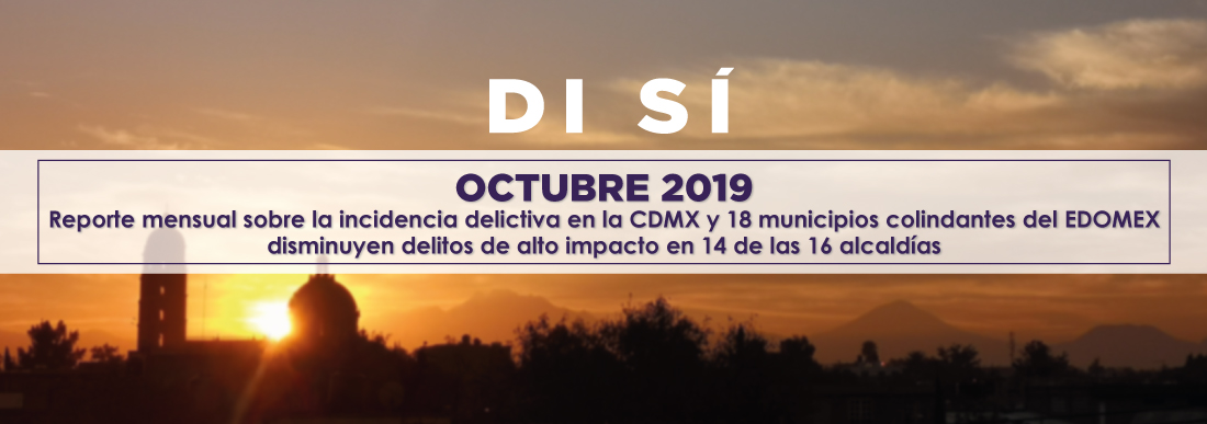 Incidencia delictiva octubre 2019
