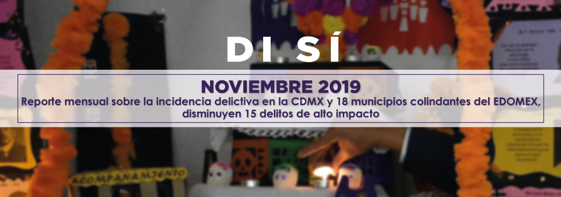 Incidencia delictiva noviembre 2019