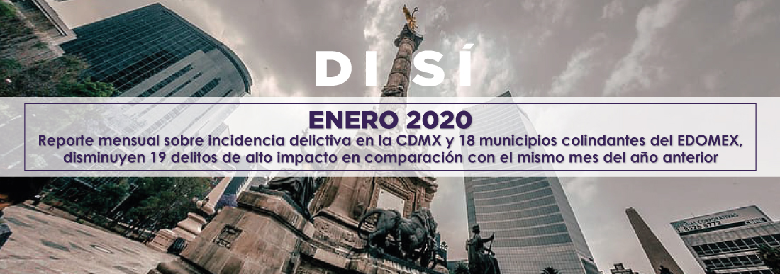 Incidencia delictiva enero 2020