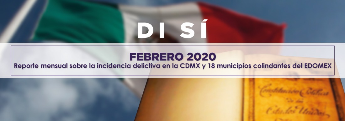 Incidencia delictiva febrero 2020