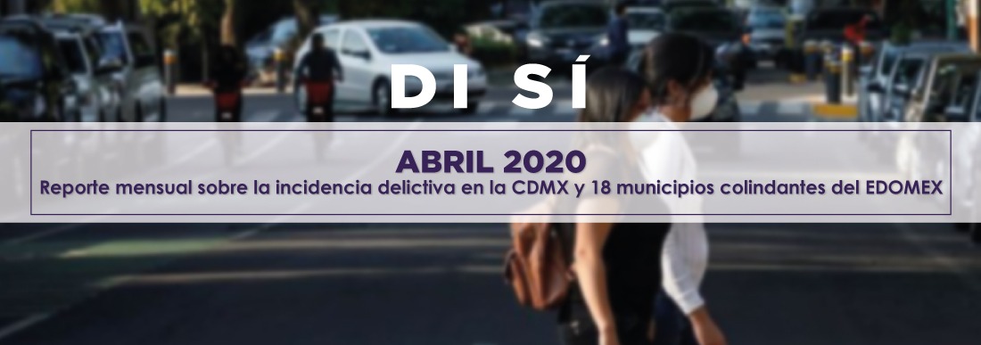 Incidencia delictiva abril 2020