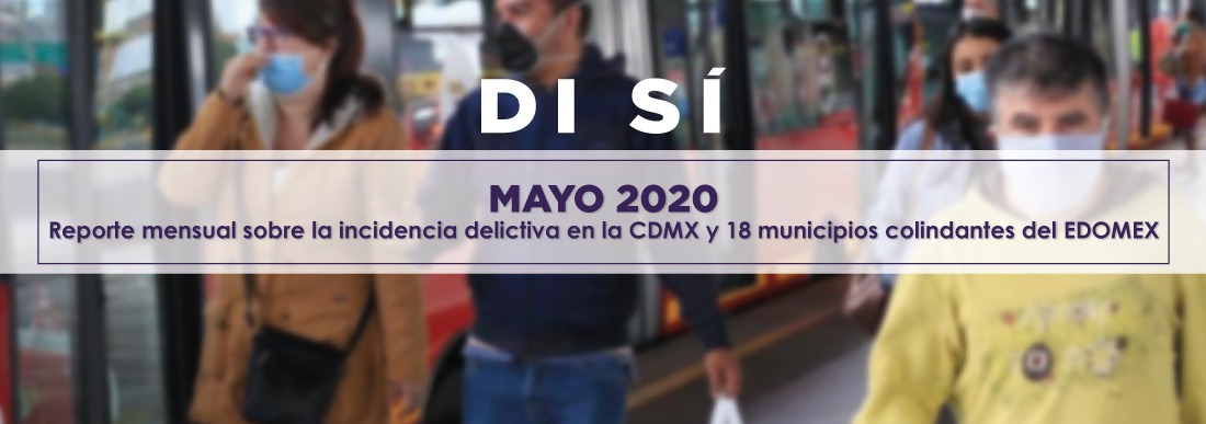 Incidencia delictiva mayo 2020