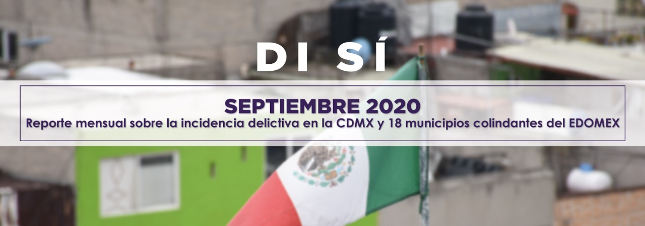 Incidencia delictiva septiembre 2020