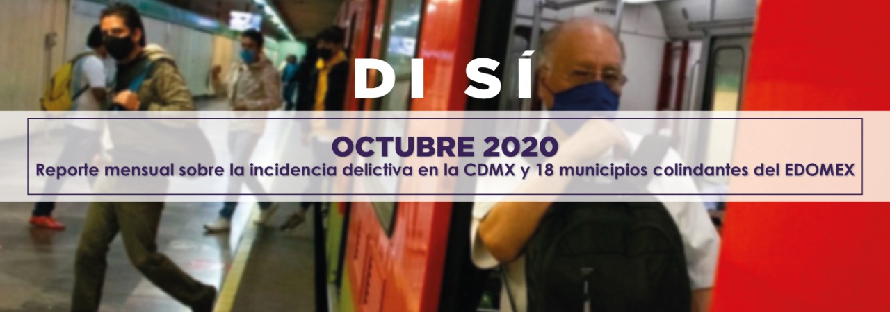 Incidencia delictiva octubre 2020