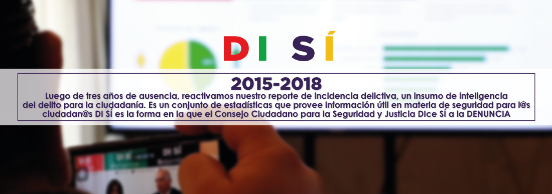 Incidencia delictiva 2015-2018