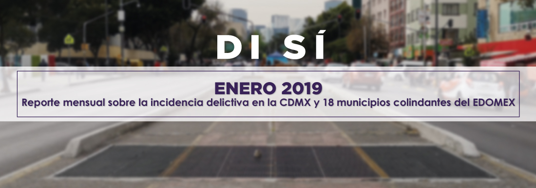Incidencia delictiva enero 2019