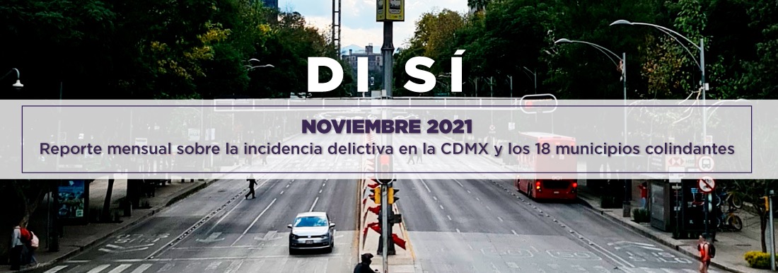 Incidencia delictiva noviembre 2021