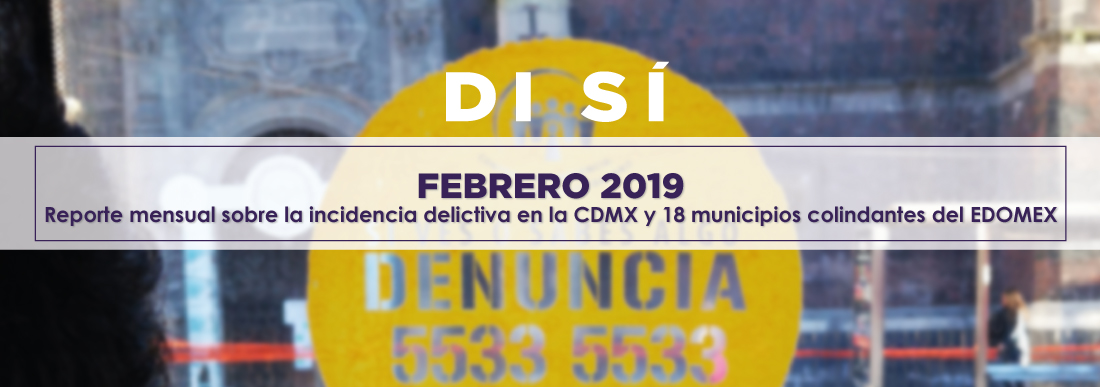 Incidencia delictiva febrero 2019