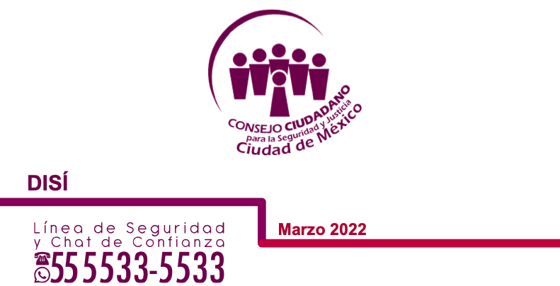 Incidencia delictiva marzo 2022
