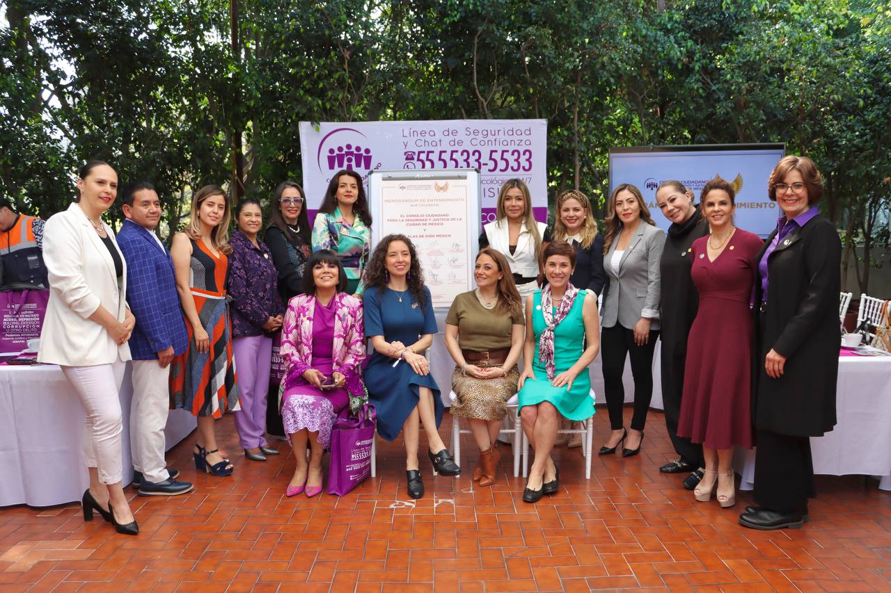 LIDERAN CONSEJO Y EL GRUPO G100 DE DIFERENTES ALAS EN MÉXICO ACCIONES CONTRA LA VIOLENCIA DE GÉNERO EN EL MES DE LA MUJER
