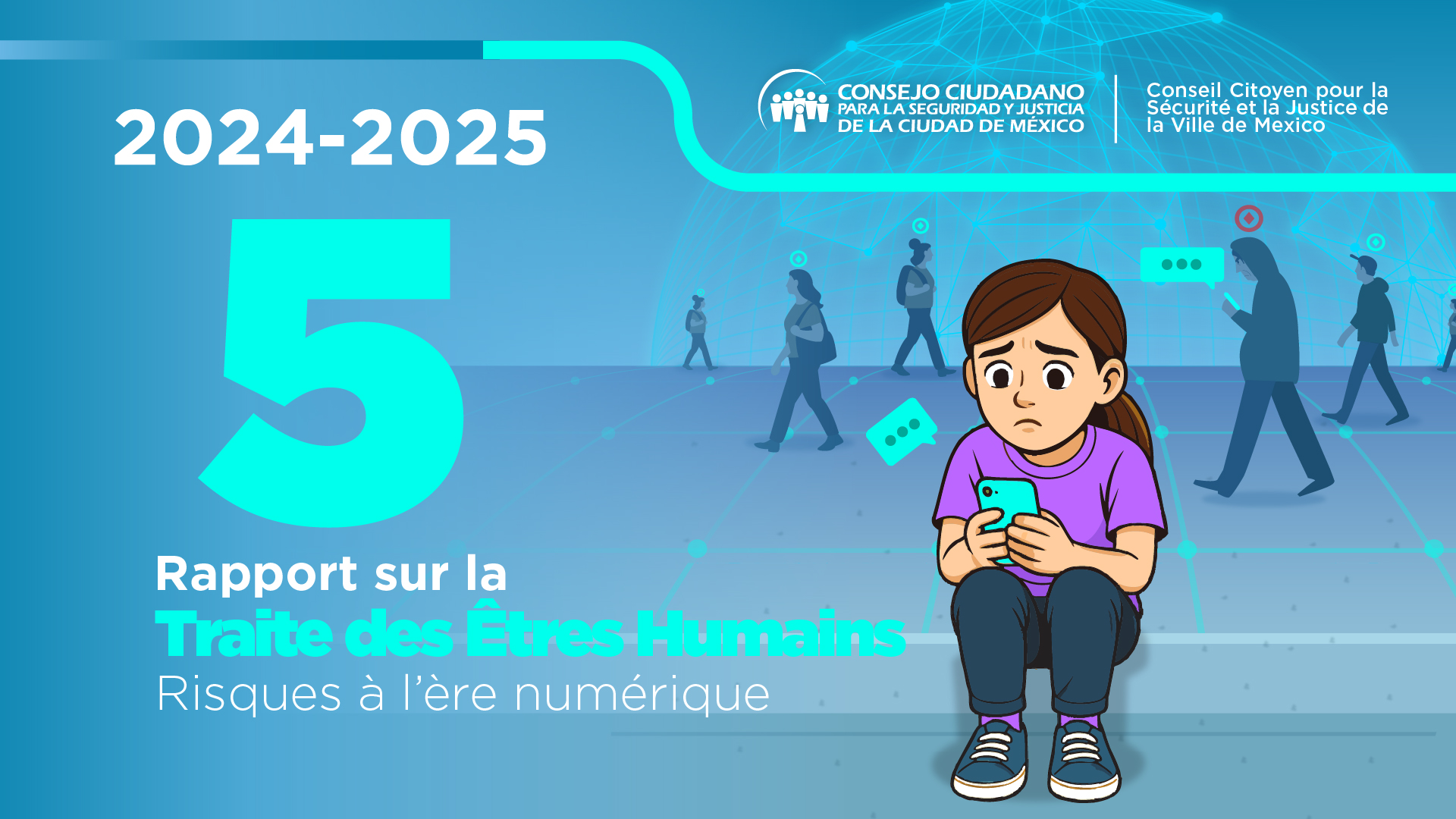 PRESENTA CONSEJO CIUDADANO 5º REPORTE ANUAL CONTRA LA TRATA DE PERSONAS AHORA EN FRANCÉS