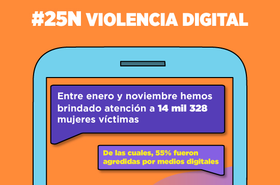 OCUPAN CIBERDELITOS 55% DE ATENCIONES POR VIOLENCIA DE GÉNERO